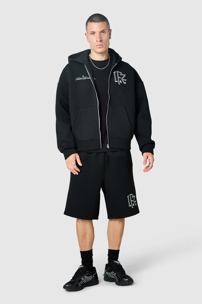 Origin Boxy Scuba Hood Twinset - Black