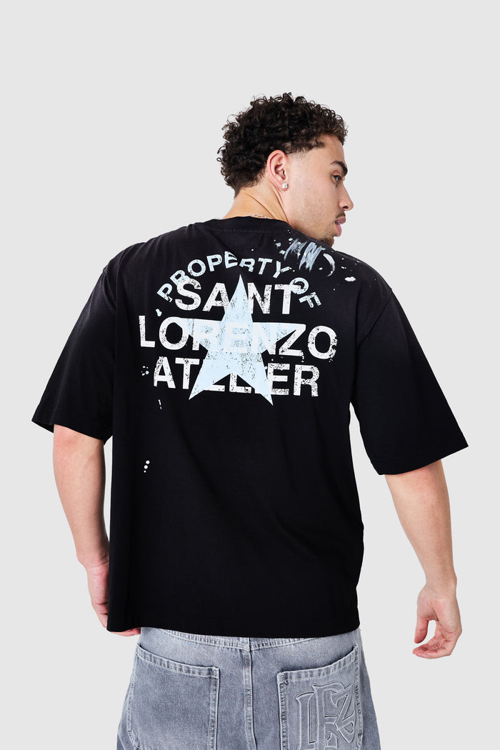 Painter Tee  - Black