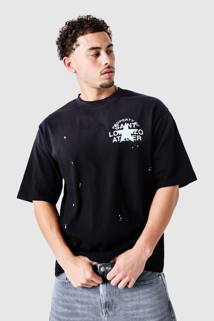 Painter Tee  - Black
