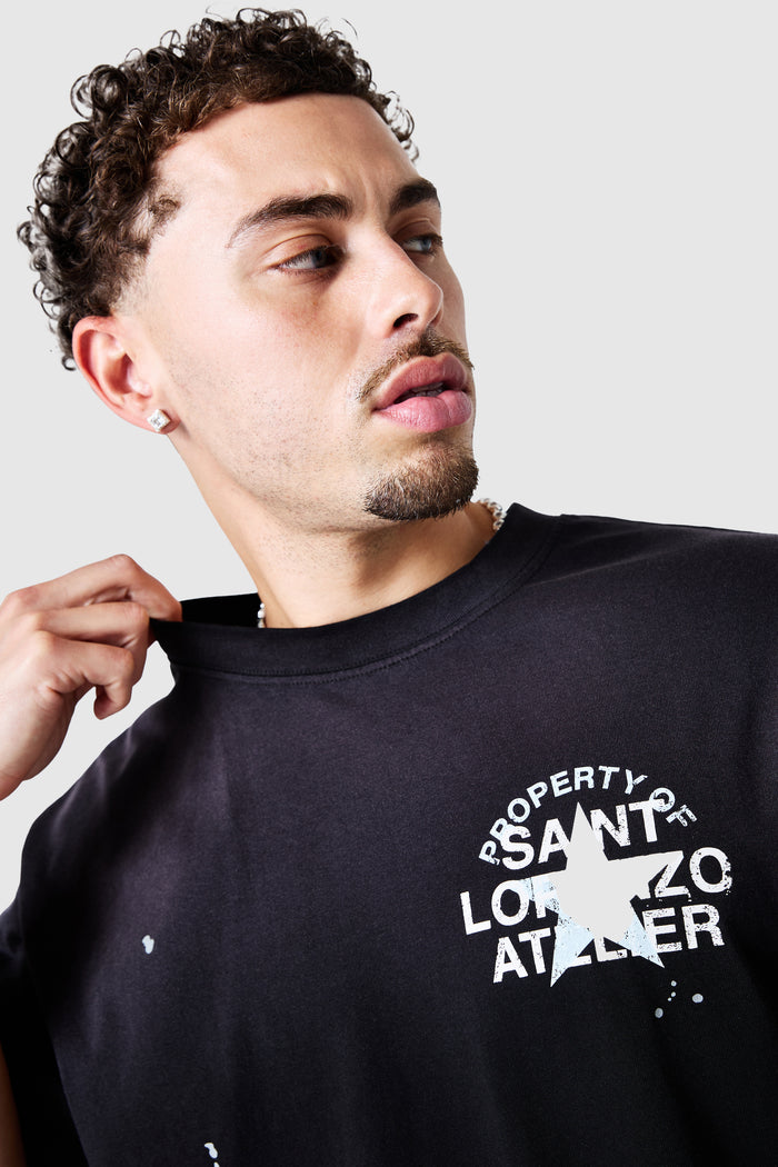 Painter Tee  - Black