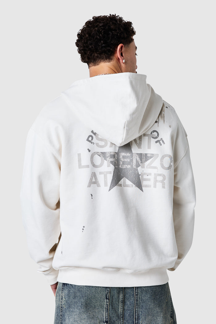 Painter Zip Hood - Off White