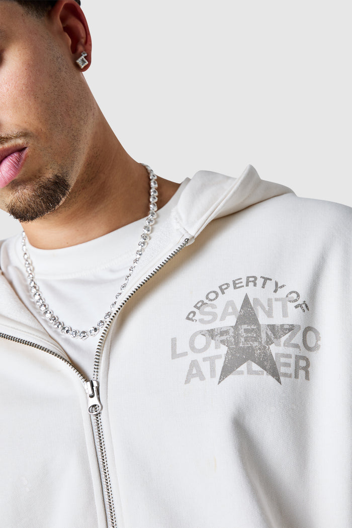 Painter Zip Hood - Off White