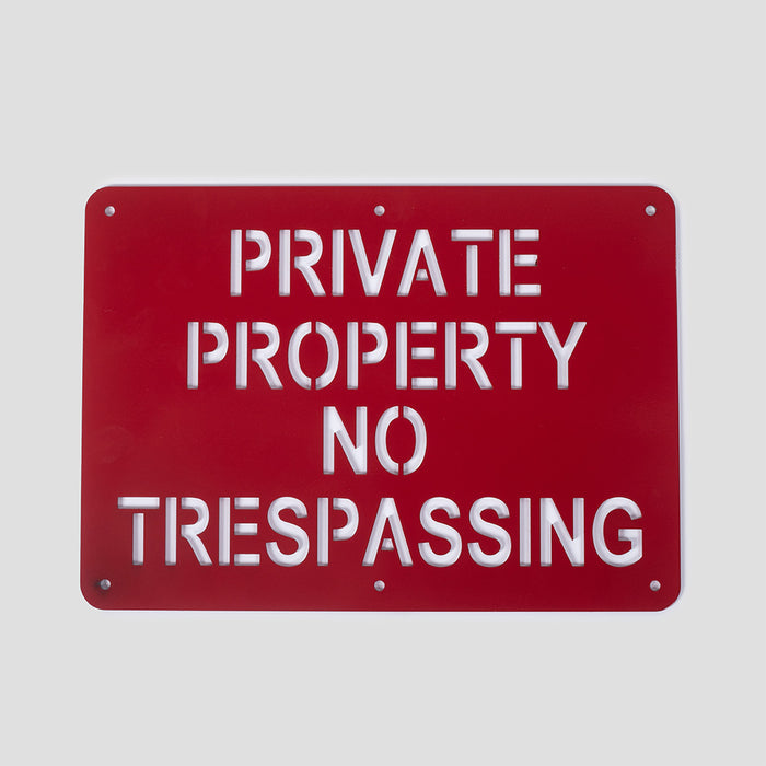Private Property - No Trespassing Sign | 3 Pack