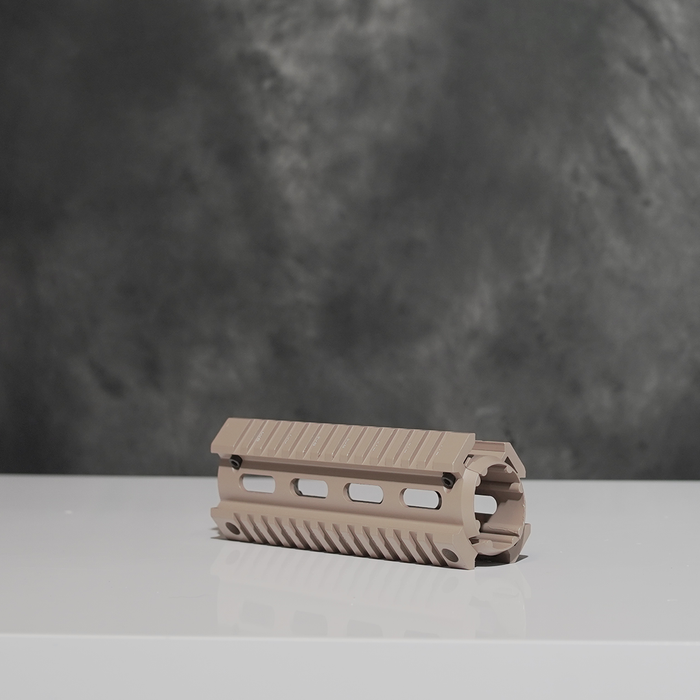 Quad Rail Handguard - Tan 7 inch