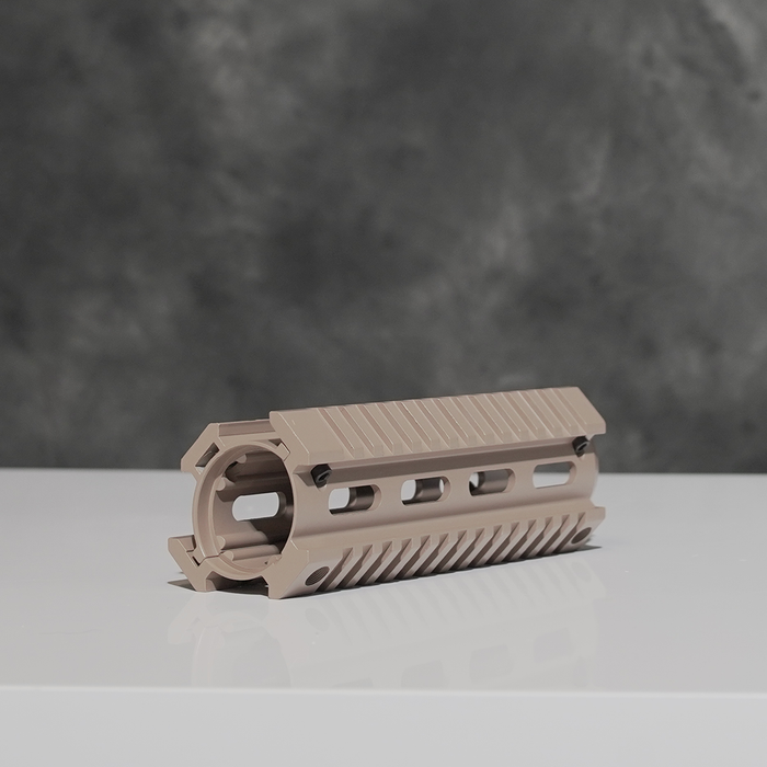 Quad Rail Handguard - Tan 7 inch