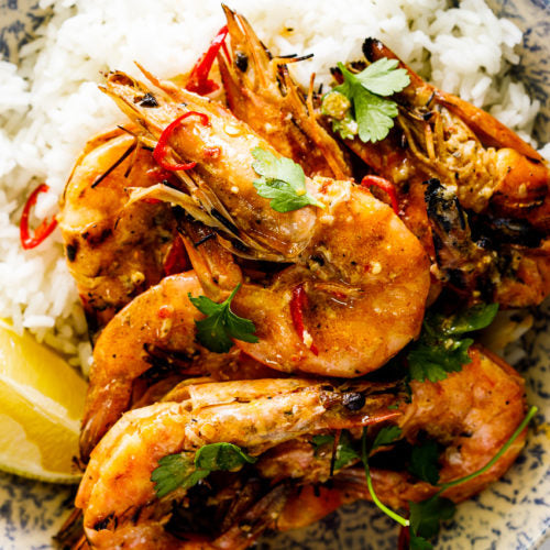 QUEEN PRAWNS HEAD ON 1KG