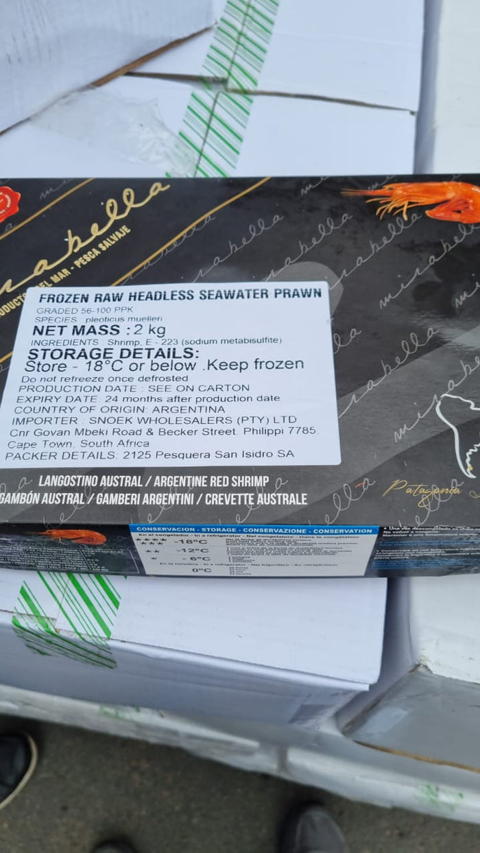 QUEEN/KING  MIX PRAWN TAILS  MIX- 2KG