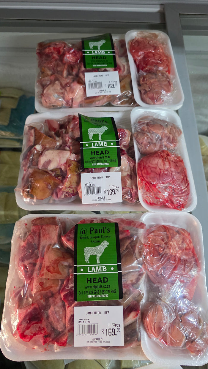 LAMB HEAD  *READY TO COOK*