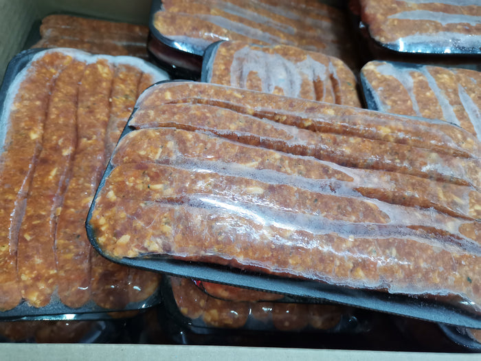 SALE HOT LAMB SAUSAGES 1KG