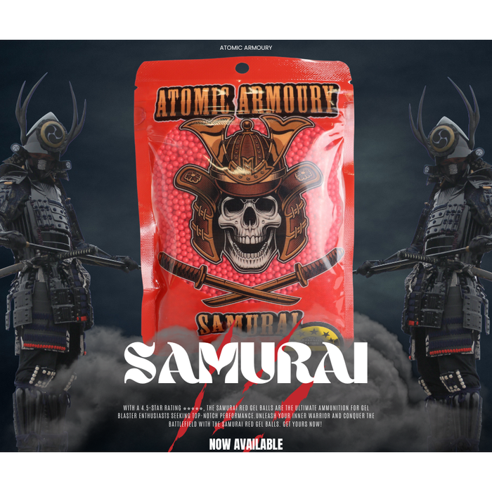 Samurai Red Hardened Gelball Ammo 4.5 STAR⭐