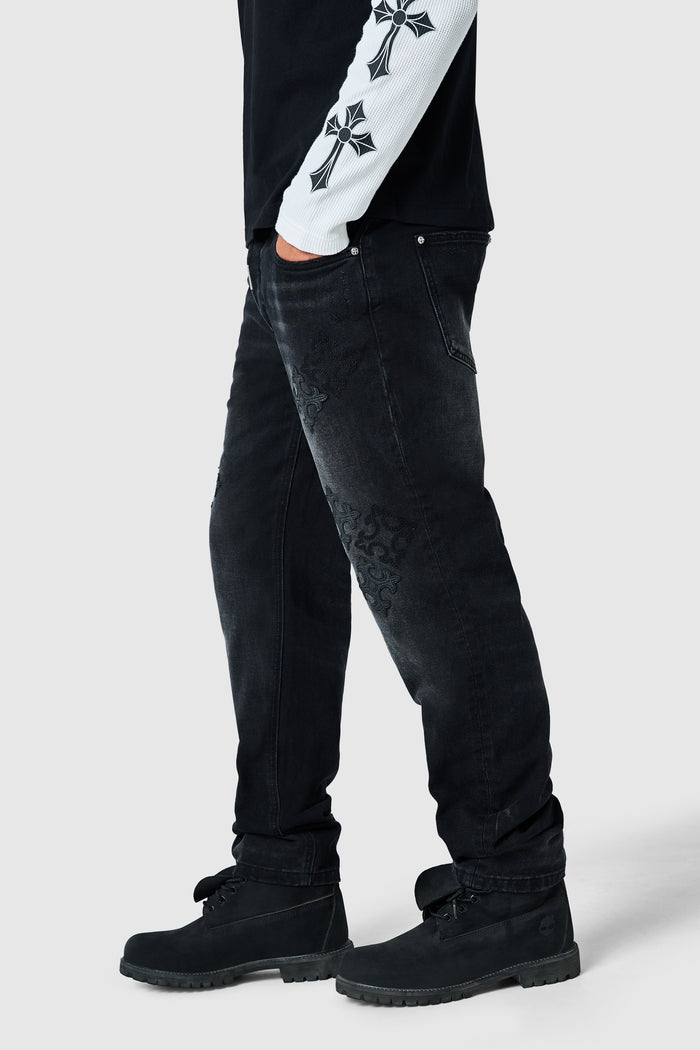 Sandro Relaxed Jean - Black