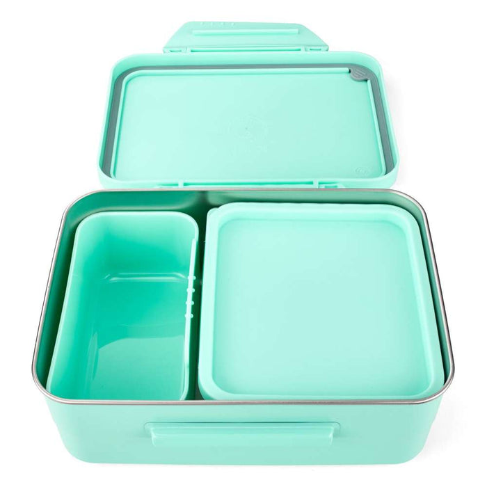 Satch Edelstahl Lunchbox Brotzeitbox Set 3 tlg. Mint