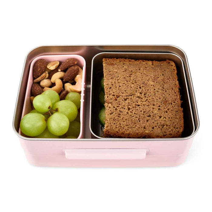 Satch Edelstahl Lunchbox Brotzeitbox Set 3tlg. Rose