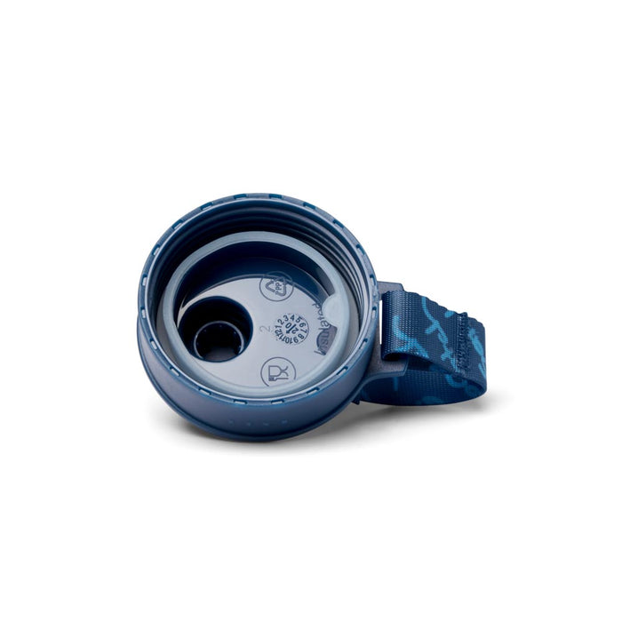 Satch Edelstahl Trinkflasche Blau