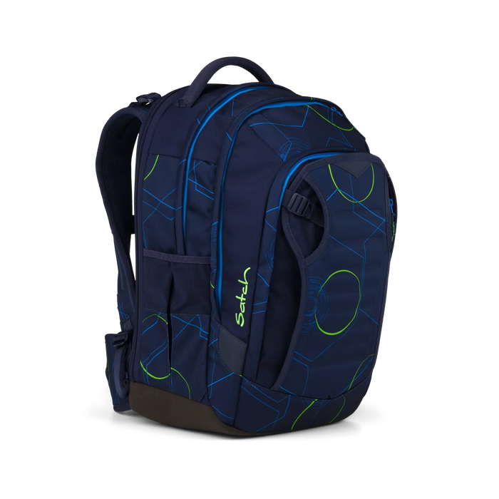 Satch Match PLUS Schulrucksack Blue Tech