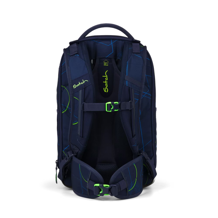 Satch Match PLUS Schulrucksack Blue Tech