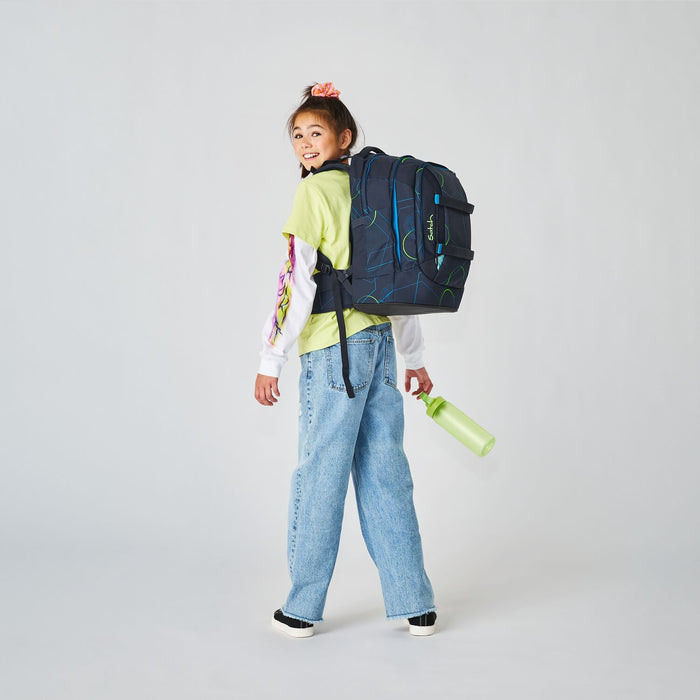 Satch Pack Schulrucksack Blue Tech