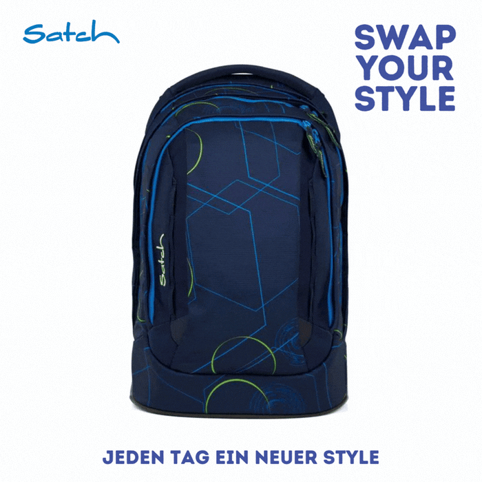 Satch Pack Schulrucksack Blue Tech