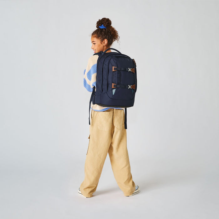 Satch Pack Schulrucksack Nordic Blue