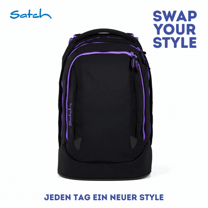 Satch Pack Schulrucksack Purple Phantom