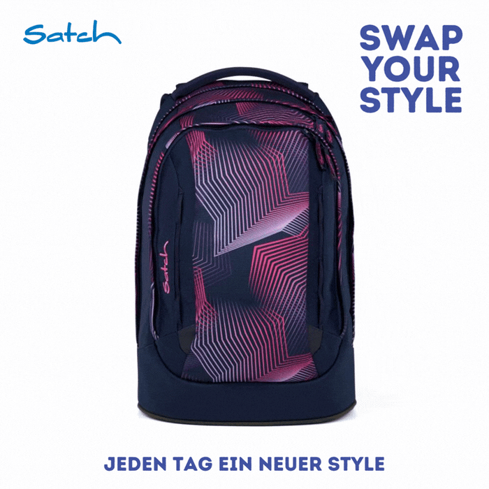 Satch Pack Schulrucksack Seismic Pink