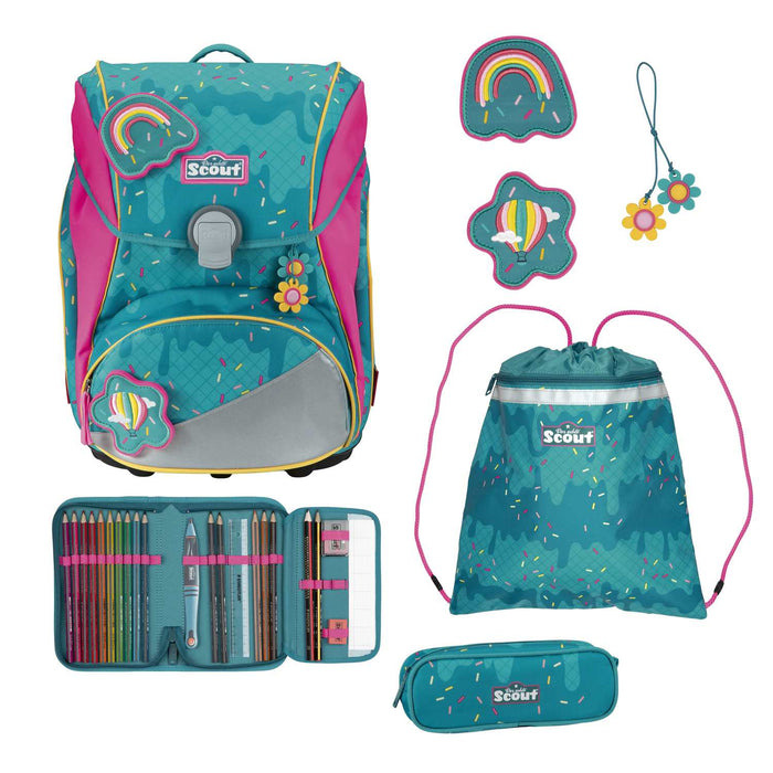 Scout Alpha Schulranzen-Set 4tlg. Happy Confetti