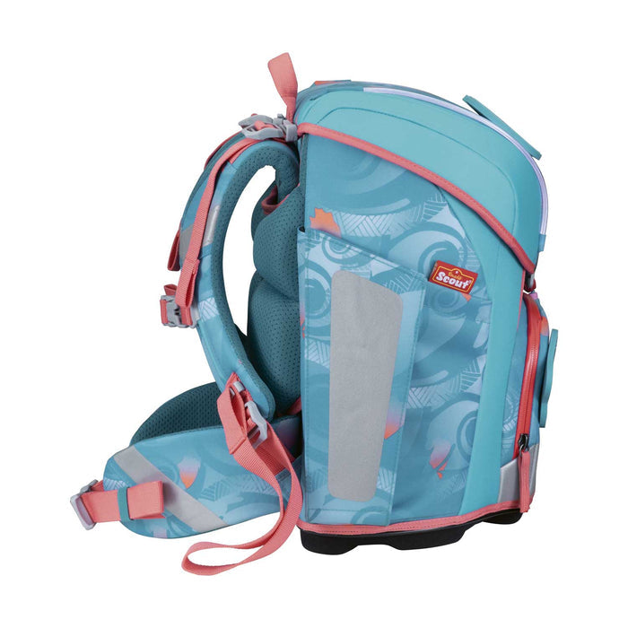 Scout Micro Schulranzen-Set 4tlg. Aloha Safety Light