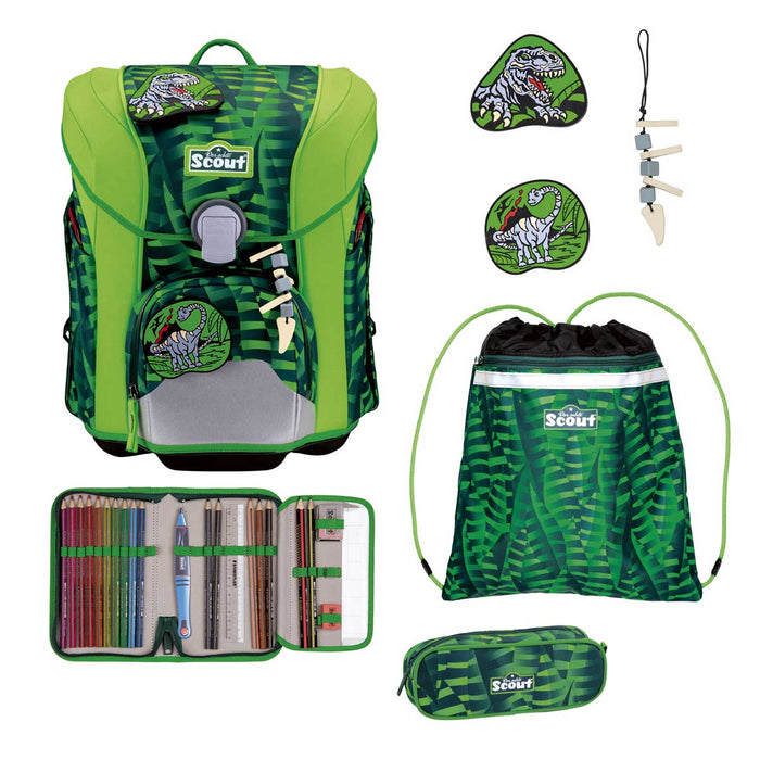 Scout Micro Schulranzen-Set 4tlg. Danger Dino