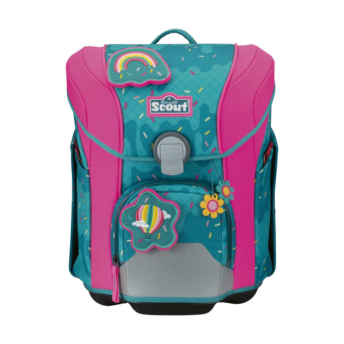 Scout Micro Schulranzen-Set 4tlg. Happy Confetti