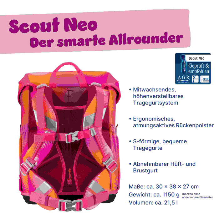 Scout Neo Schulranzenset 4tlg. Florida Sunset