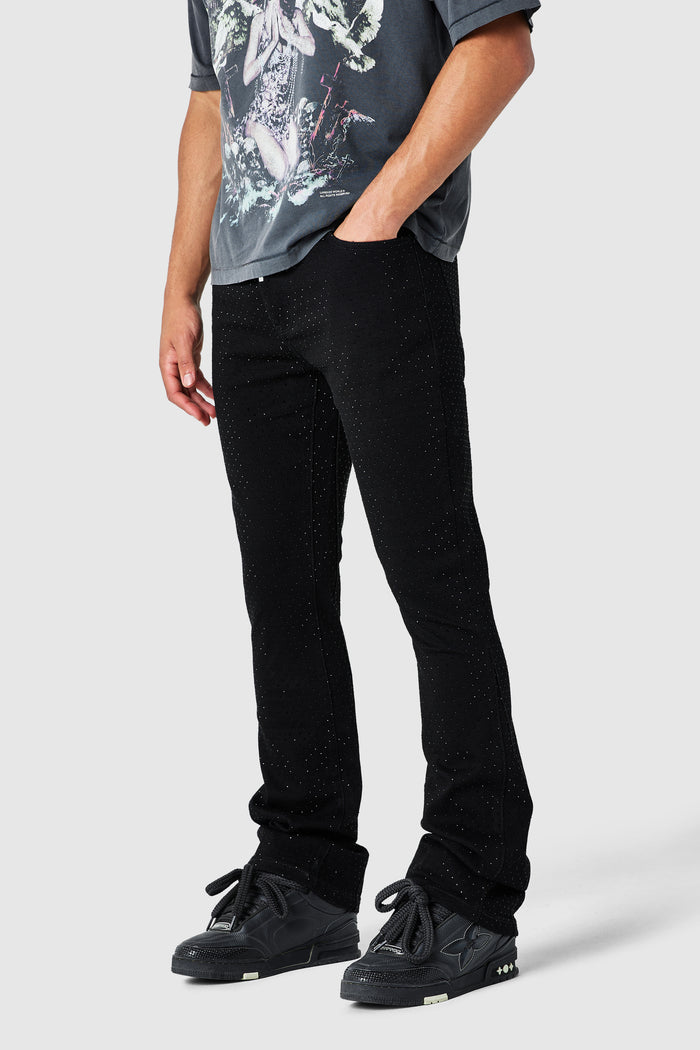 Shadow Flare Diamante - Jet Black