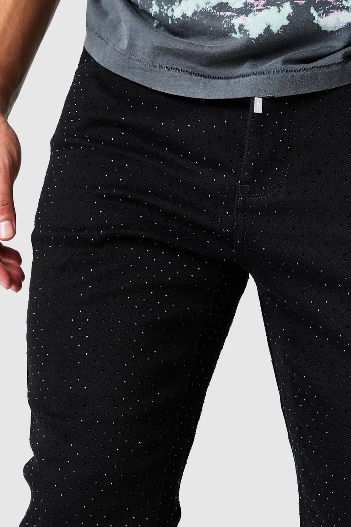 Shadow Flare Diamante - Jet Black