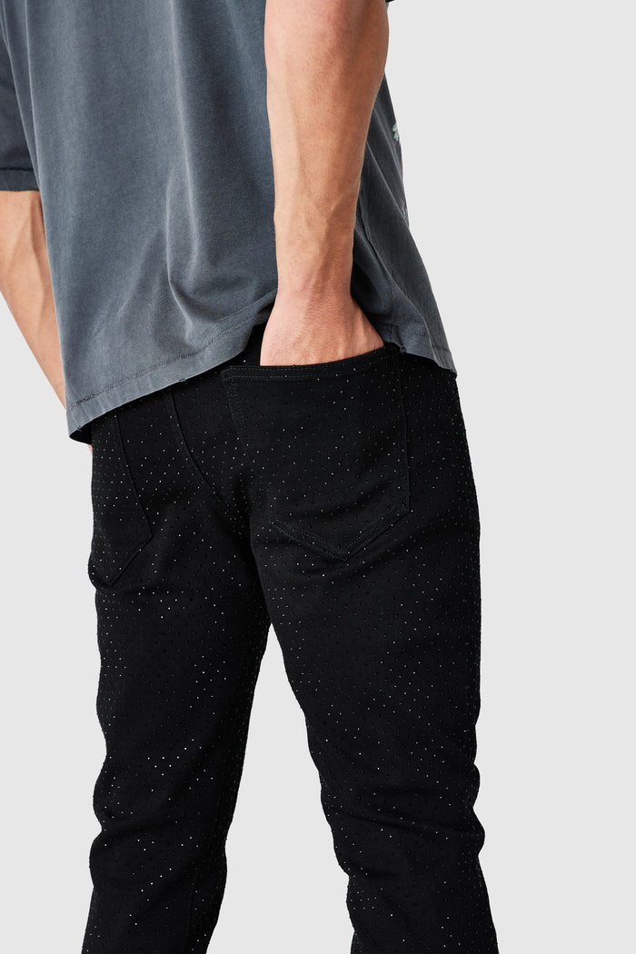 Shadow Flare Diamante - Jet Black