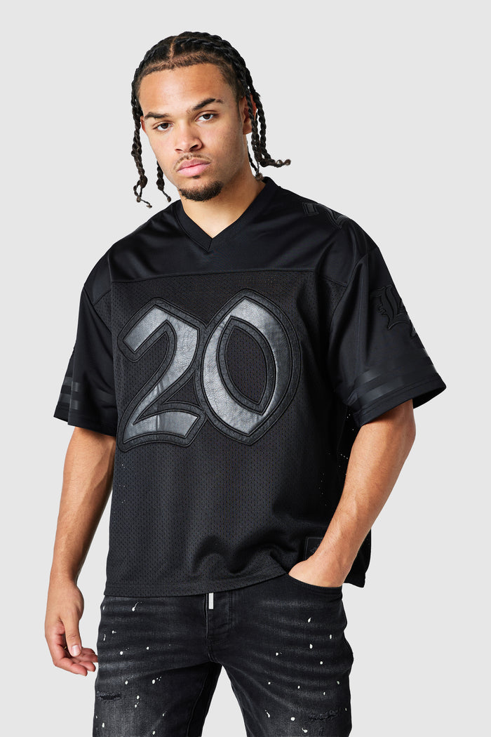 Shield Jersey - Tonal black