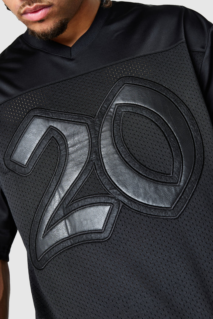 Shield Jersey - Tonal black