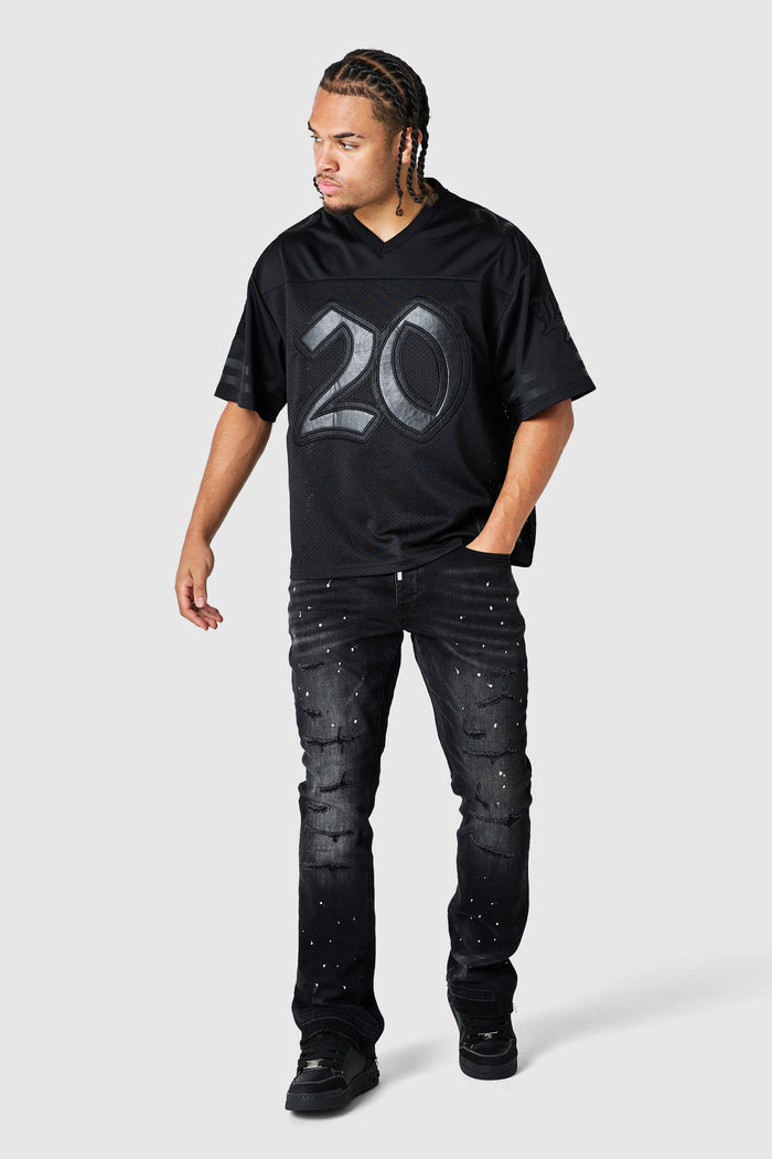Shield Jersey - Tonal black