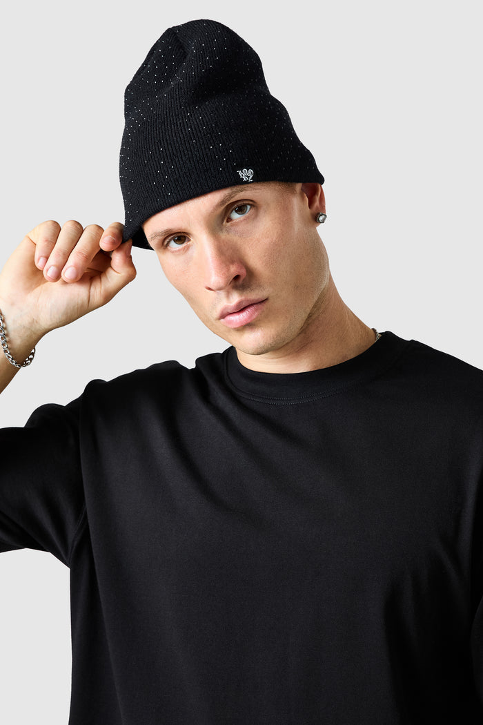 Shimmer Beanie - Black