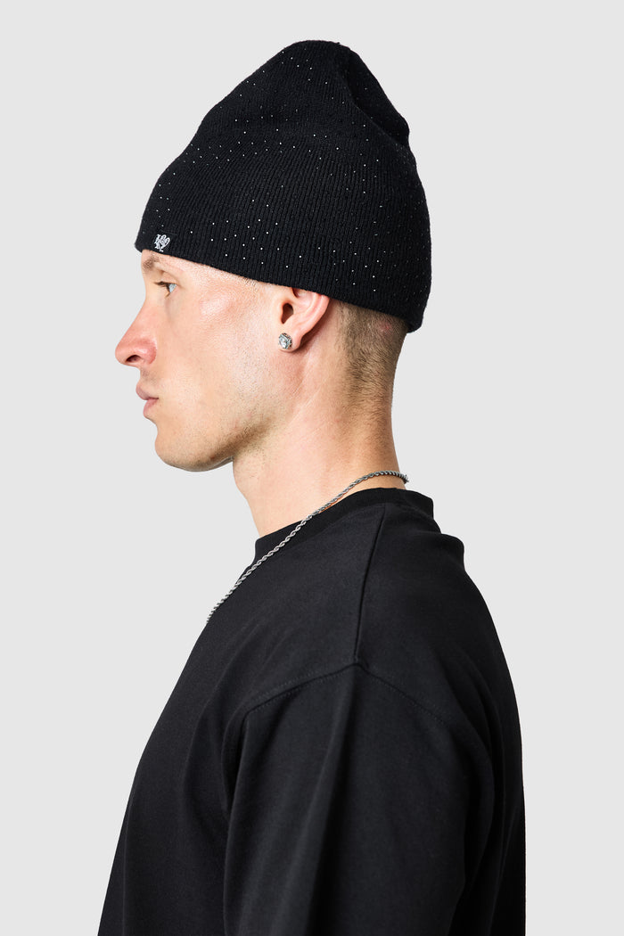 Shimmer Beanie - Black