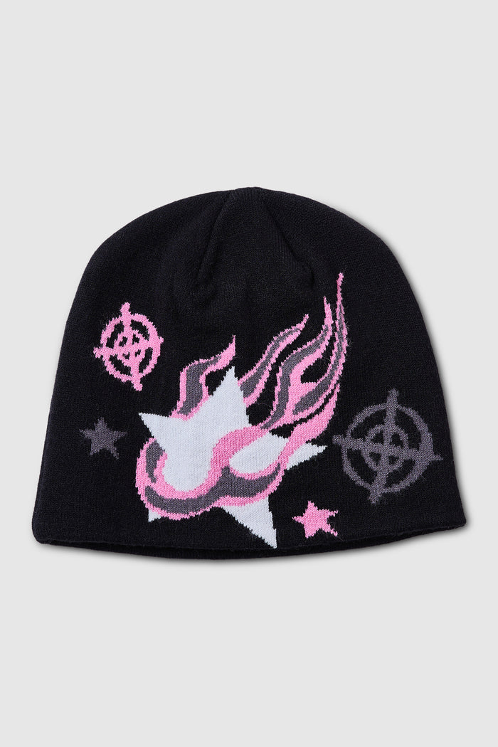 Shoot For The Stars Beanie 2.0 - Black