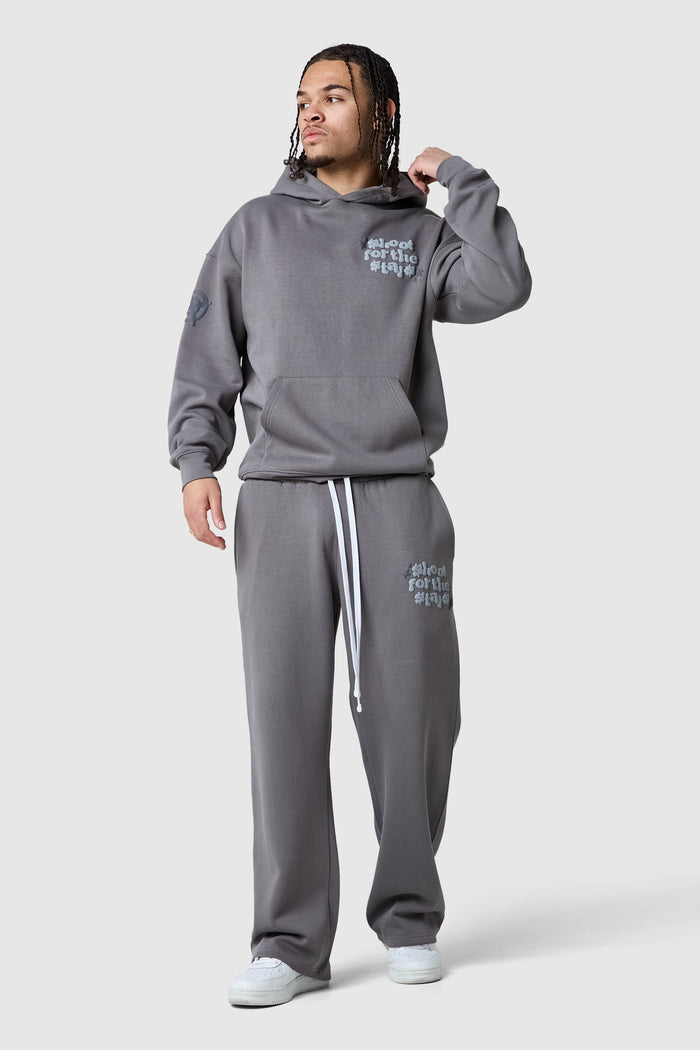 Shoot For The Stars Hood - Steel