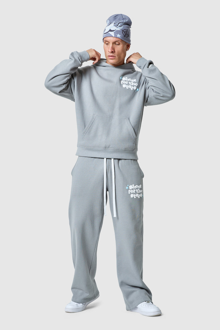 Shoot For The Stars Jogger - Moon Grey