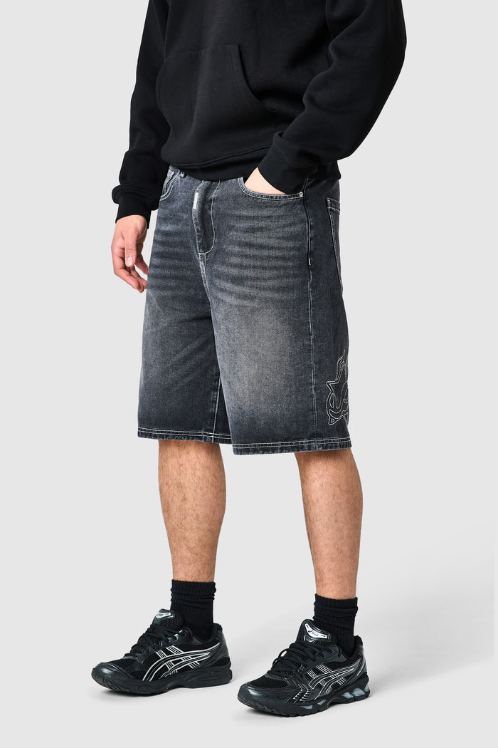 Shoot For The Stars Jort - Black