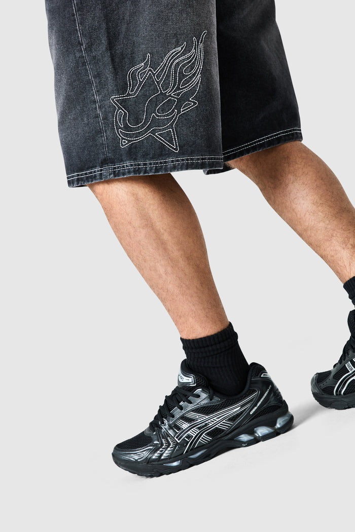 Shoot For The Stars Jort - Black