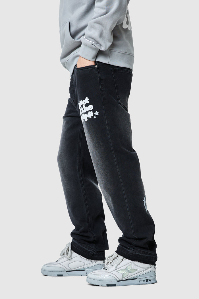 Shoot For The Stars Relaxed Jean - Black