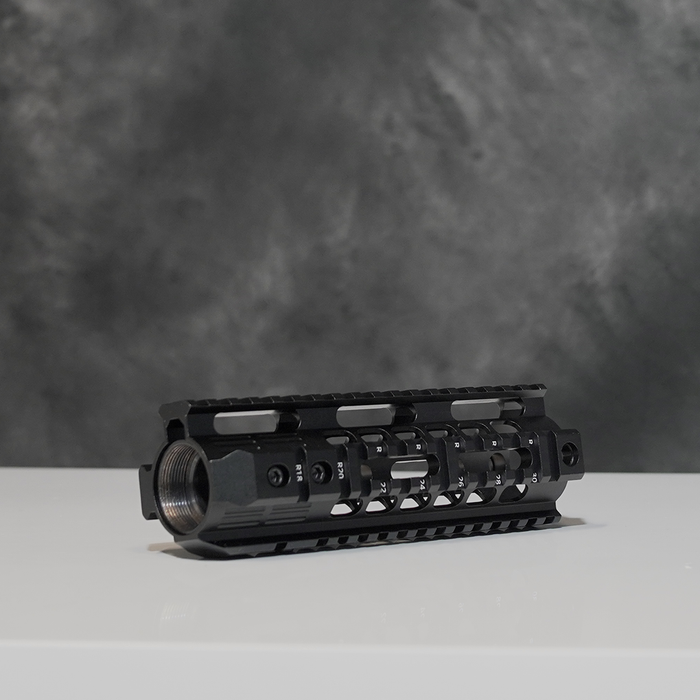 SKELETONIZED METAL QUAD RAIL HANDGUARD