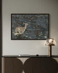 Slate Lilypad Doe | Austin Williams Art | austinwilliamsart.com