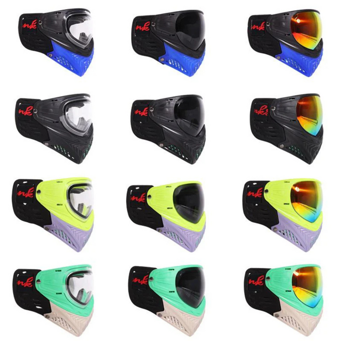 Spunky Paintball & Gelball Mask with Clear Thermal Lense