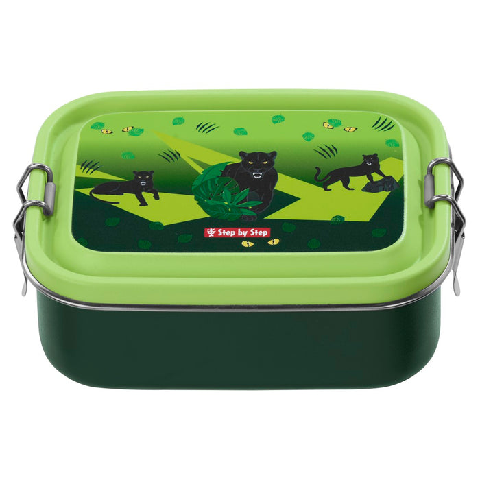 Step by Step Edelstahl Lunchbox Black Cat
