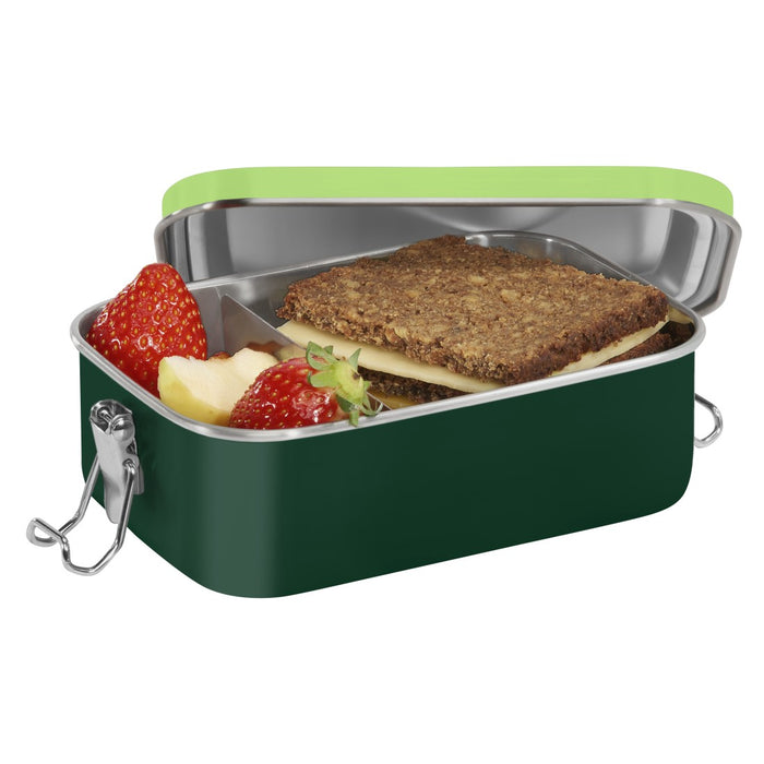 Step by Step Edelstahl Lunchbox Dino