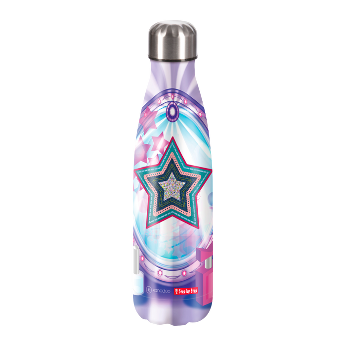 Step by Step Edelstahl Trinkflasche Glamour Star Astra